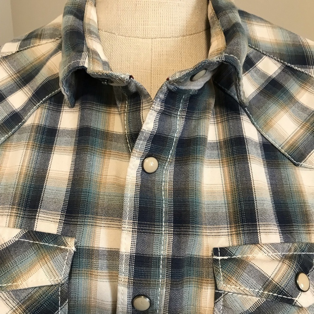 North Coast Marks & Spencer Oversized Plaid Shirt - Size Large - Picture 4 of 13